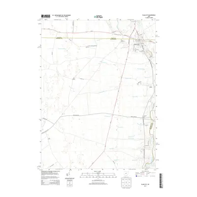 2013 Map of Plain City, 2013 Print