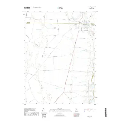 2019 Map of Plain City, 2019 Print
