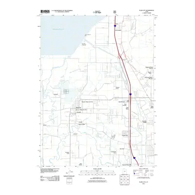 2011 Map of Plain City, 2011 Print