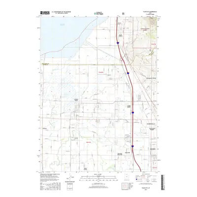 2017 Map of Plain City, 2017 Print