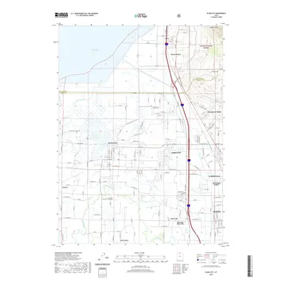 2020 Map of Plain City, 2020 Print