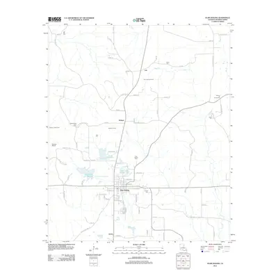 2012 Map of Plain Dealing, 2012 Print