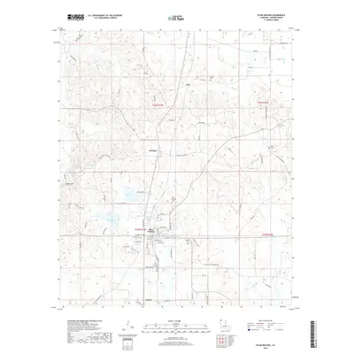 2018 Map of Plain Dealing, 2018 Print