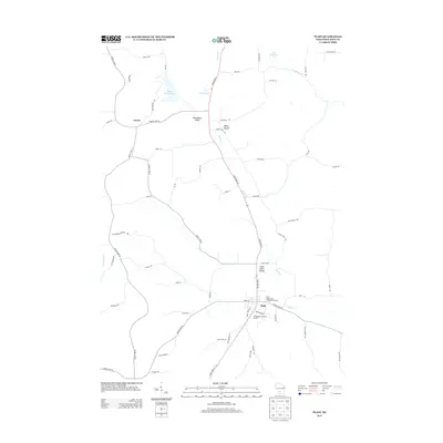 2013 Map of Plain, 2013 Print