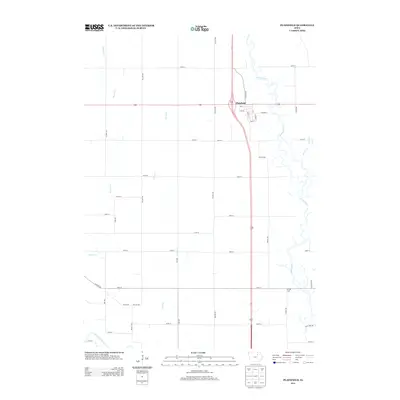 2013 Map of Plainfield, 2013 Print