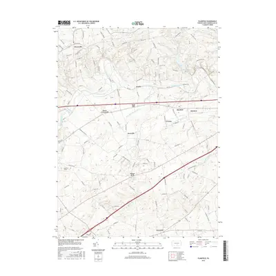 2016 Map of Plainfield, 2016 Print