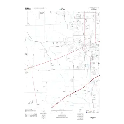 2013 Map of Plainfield, 2013 Print