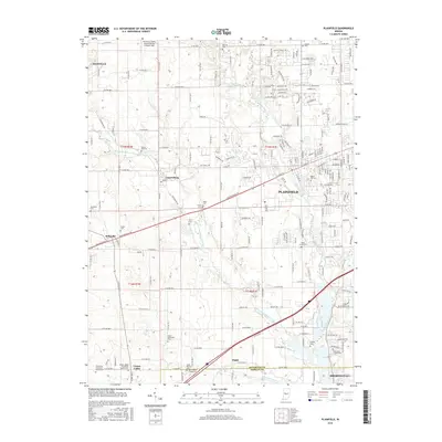 2016 Map of Plainfield, 2016 Print