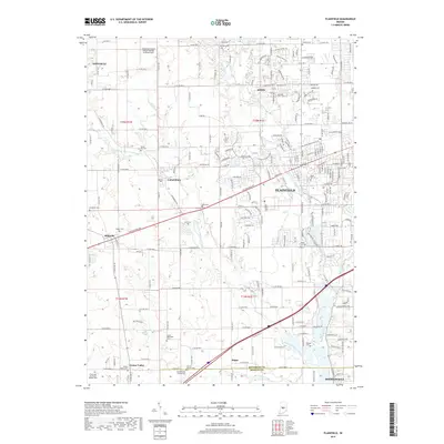 2019 Map of Plainfield, 2019 Print