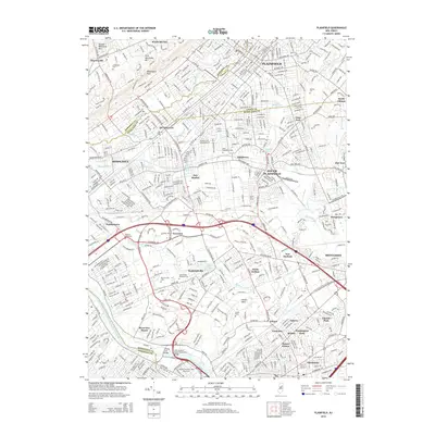 2014 Map of Plainfield, 2014 Print