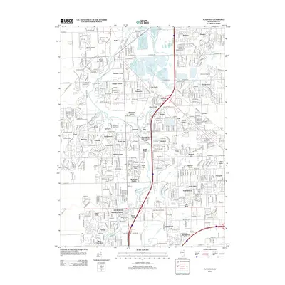 2012 Map of Plainfield, 2012 Print