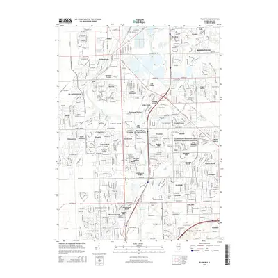 2015 Map of Plainfield, 2015 Print