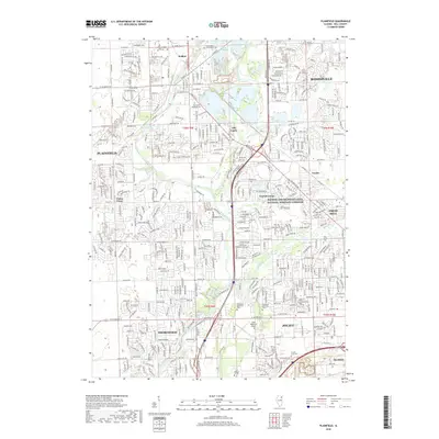 2018 Map of Plainfield, 2018 Print