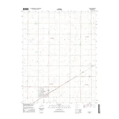 2016 Map of Plains, 2016 Print