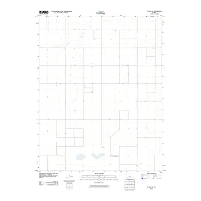 2010 Map of Plains NE, 2010 Print