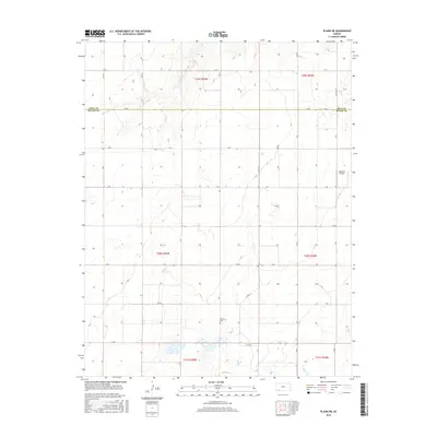 2016 Map of Plains NE, 2016 Print