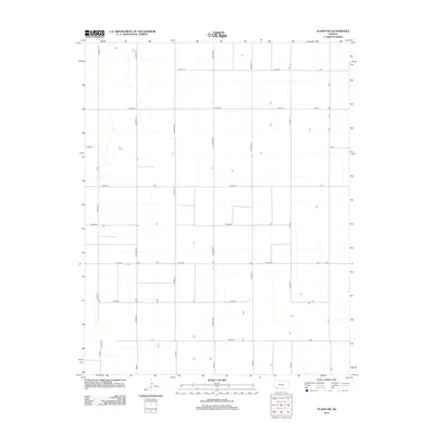 2012 Map of Plains NW, 2012 Print