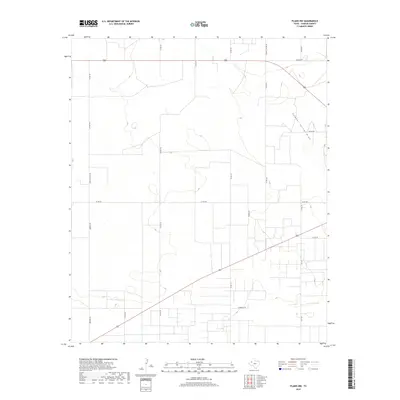 2019 Map of Plains NW, 2019 Print