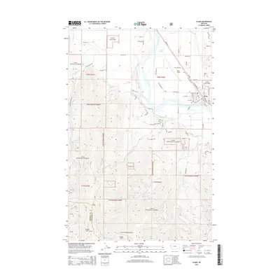 2014 Map of Plains, 2014 Print