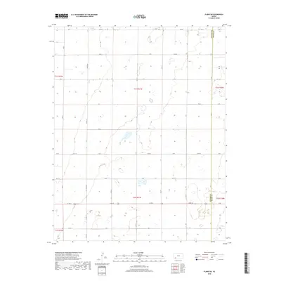 2018 Map of Plains SW, 2018 Print