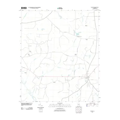2011 Map of Plains, 2011 Print