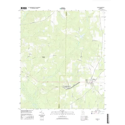 2017 Map of Plains, 2017 Print