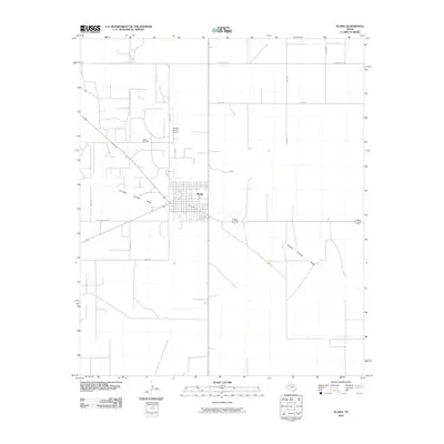 2010 Map of Plains, 2010 Print