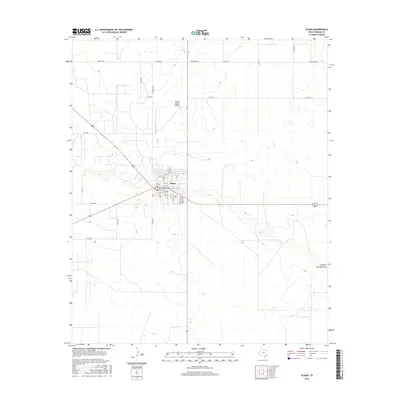 2016 Map of Plains, 2016 Print