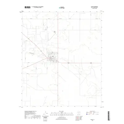 2019 Map of Plains, 2019 Print