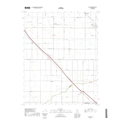 2018 Map of Plainsburg, 2018 Print