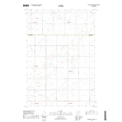 2017 Map of Plainview Colony SW, 2017 Print