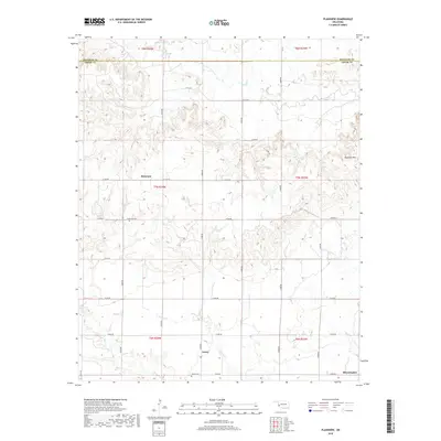 2018 Map of Plainview, 2018 Print