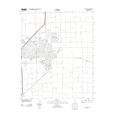 2012 Map of Plainview, 2012 Print