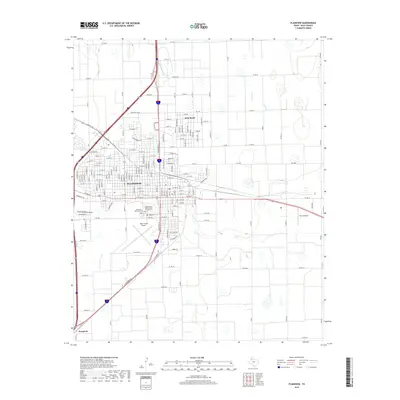 2019 Map of Plainview, 2019 Print