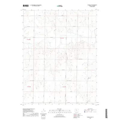 2018 Map of Plainville SW, 2018 Print
