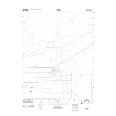 2012 Map of Planada, 2012 Print