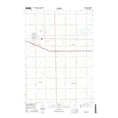2015 Map of Plankinton, 2015 Print