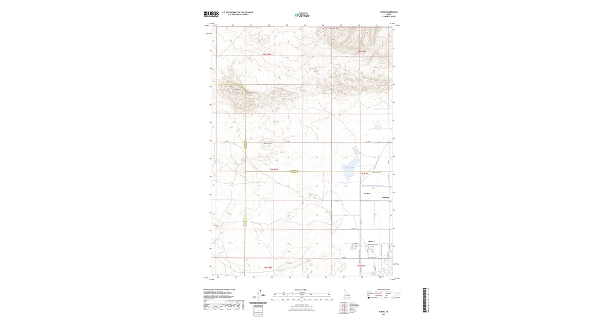 2023 Map of Plano, Madison County, ID — High-Res | Pastmaps