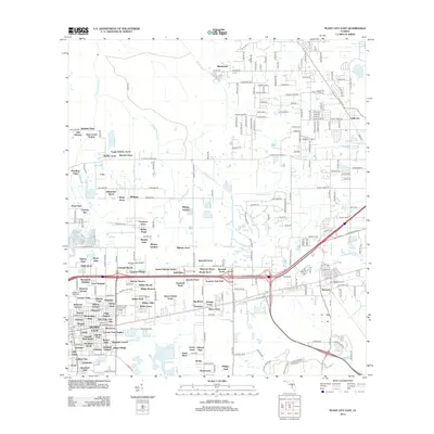 2012 Map of Plant City East, 2012 Print