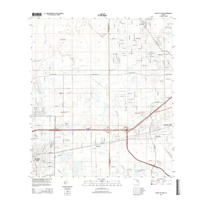 2015 Map of Plant City East, 2015 Print