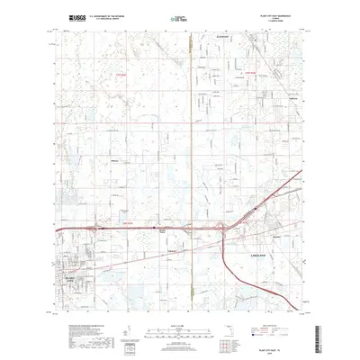 2018 Map of Plant City East, 2018 Print