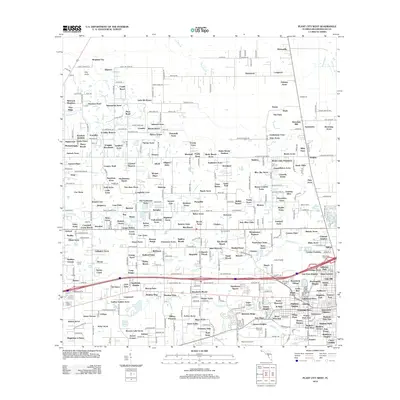 2012 Map of Plant City West, 2012 Print