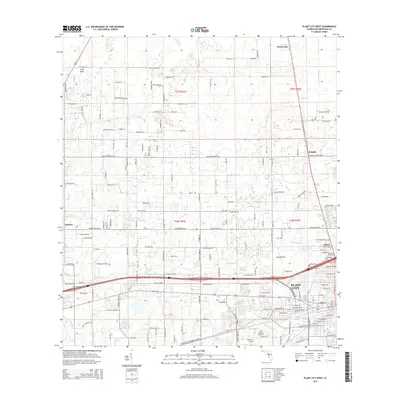 2015 Map of Plant City West, 2015 Print