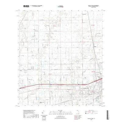 2018 Map of Plant City West, 2018 Print