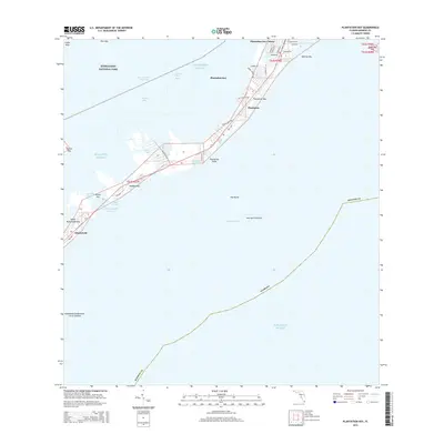 2015 Map of Plantation Key, 2015 Print