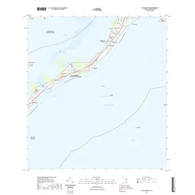 2021 Map of Plantation Key, 2021 Print