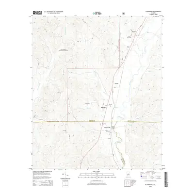 2014 Map of Plantersville, 2014 Print