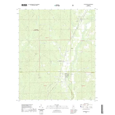2021 Map of Plantersville, 2021 Print