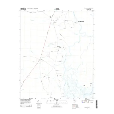 2014 Map of Plantersville, 2014 Print