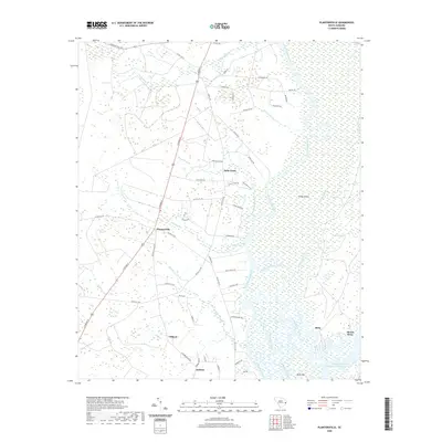 2020 Map of Plantersville, 2020 Print